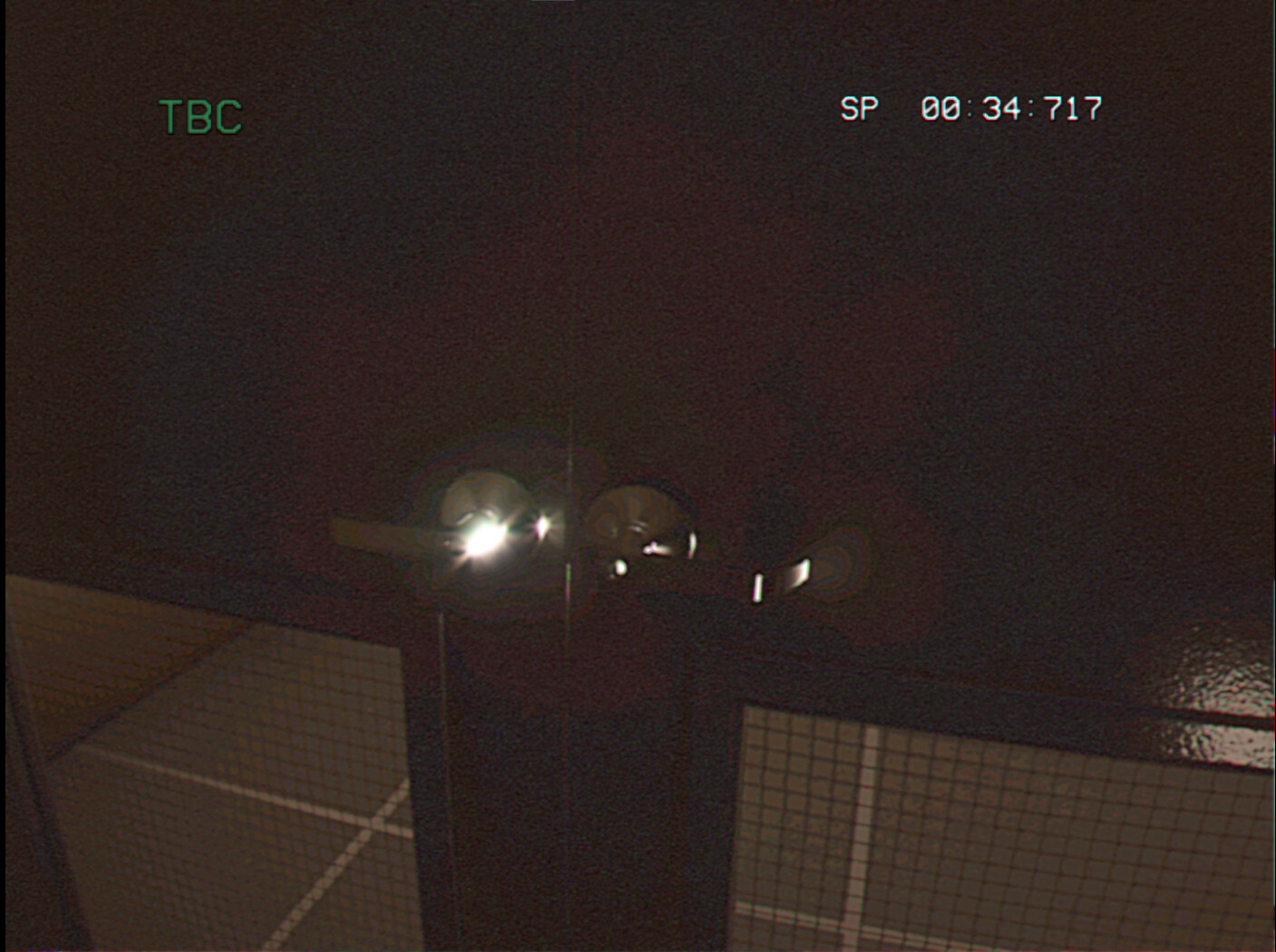 Cameraman The Pilot Episode Steam screenshot showing a dark scene with bright lights