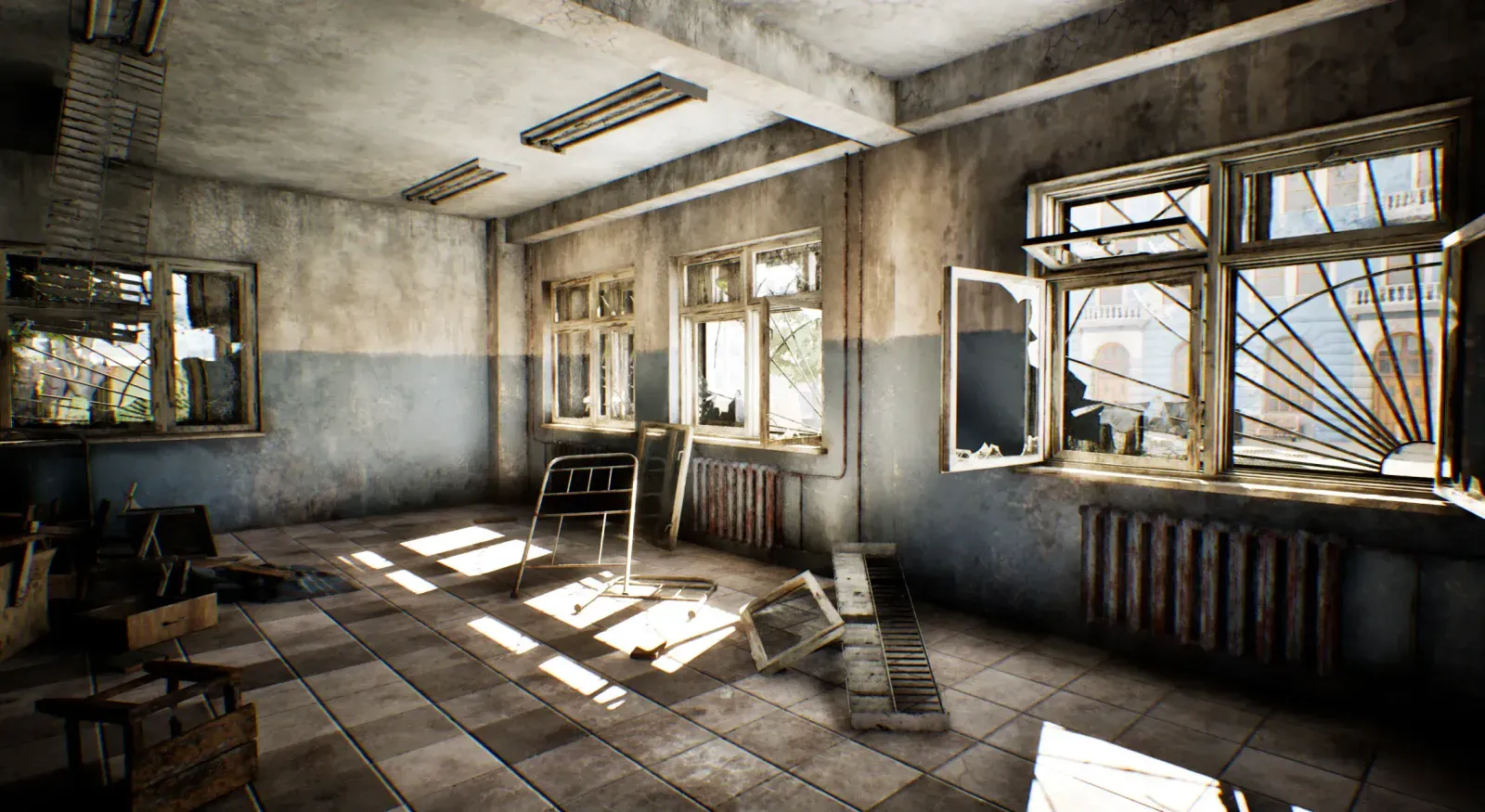 Helix screenshot showing an interior room