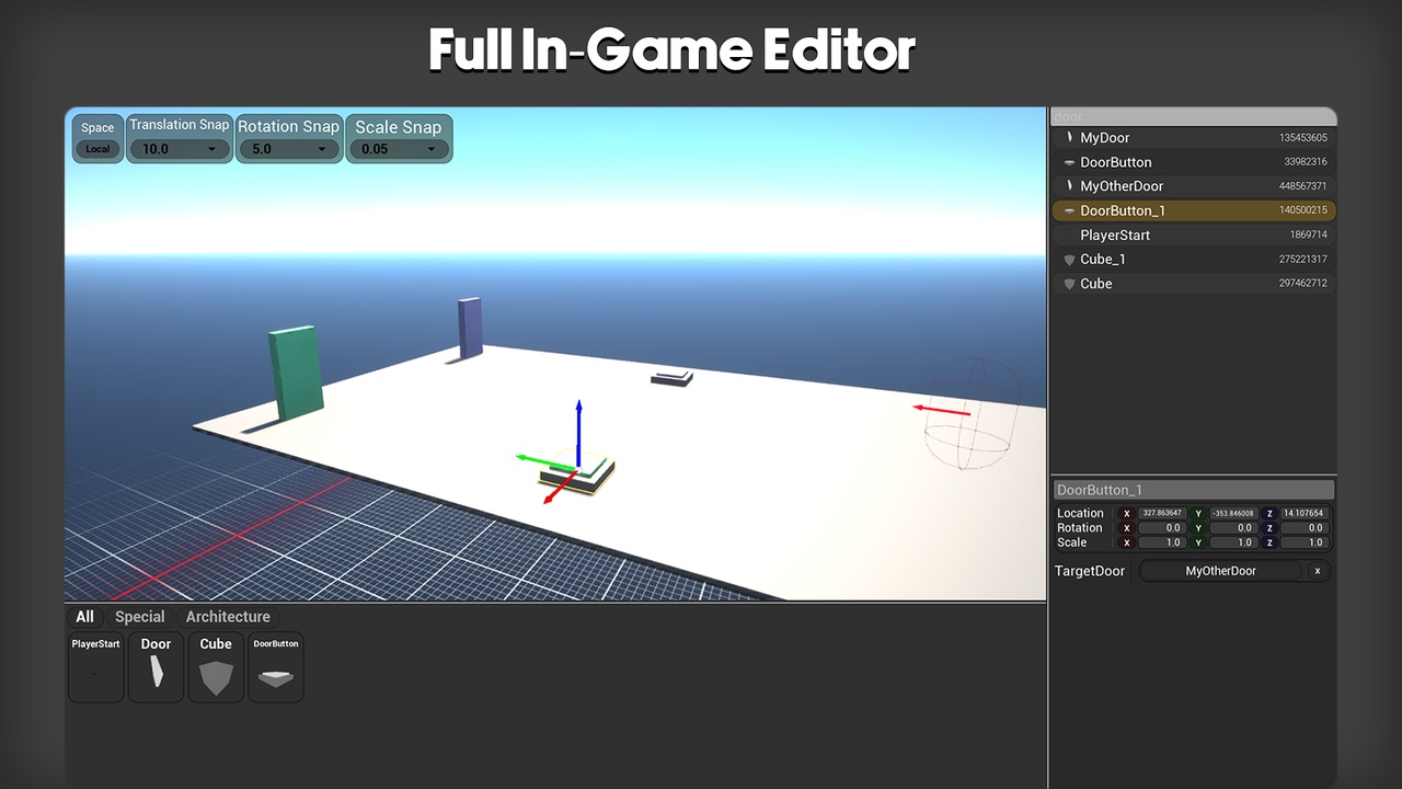 Runtime Level Arch-Editor Fab gallery screenshot