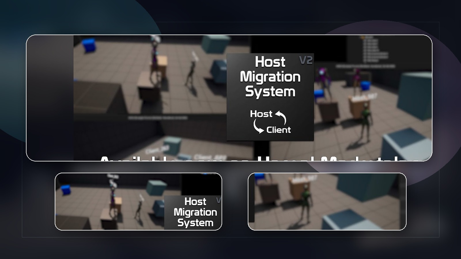 Robust Host Migration Framework gallery image showing recovery flow panels