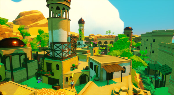 Sinbad screenshot showing a colorful environment